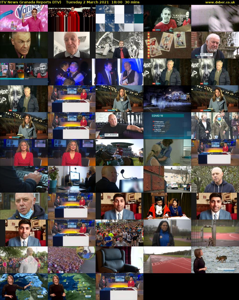 ITV News Granada Reports (ITV) Tuesday 2 March 2021 18:00 - 18:30