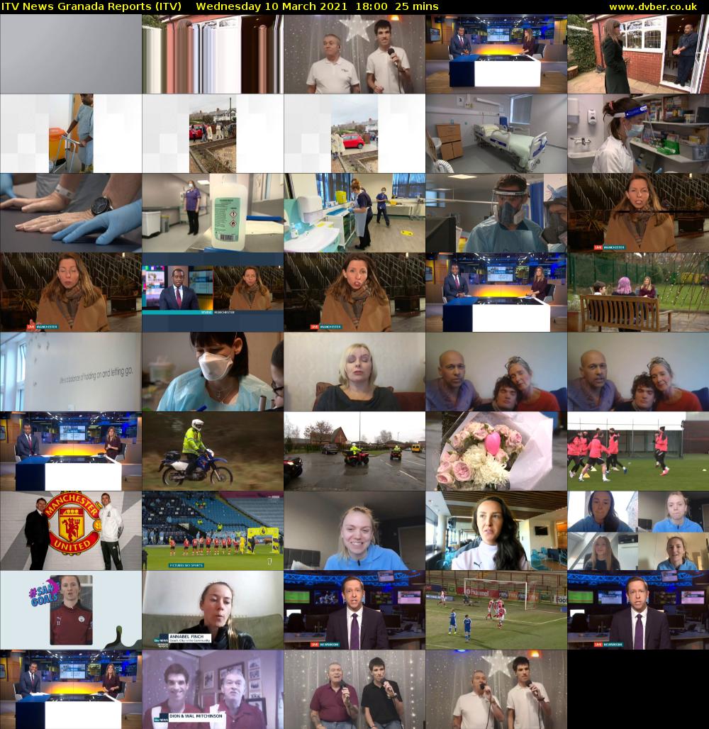 ITV News Granada Reports (ITV) Wednesday 10 March 2021 18:00 - 18:25