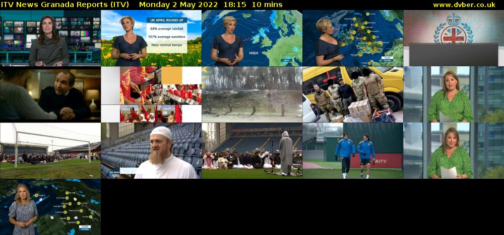 ITV News Granada Reports (ITV) Monday 2 May 2022 18:15 - 18:25