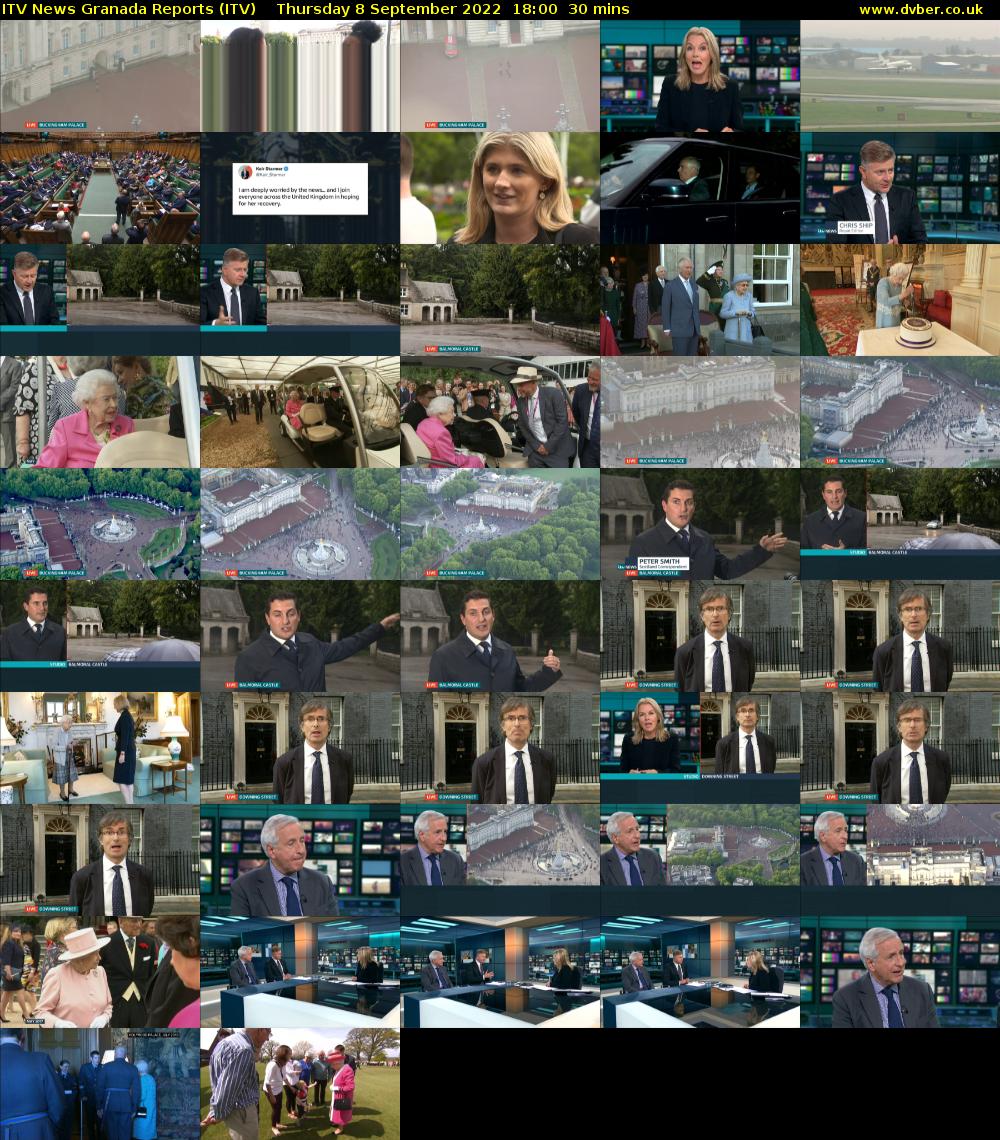 ITV News Granada Reports (ITV) Thursday 8 September 2022 18:00 - 18:30