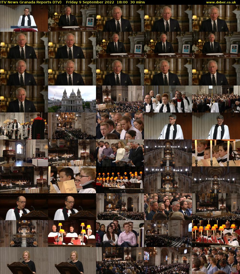 ITV News Granada Reports (ITV) Friday 9 September 2022 18:00 - 18:30