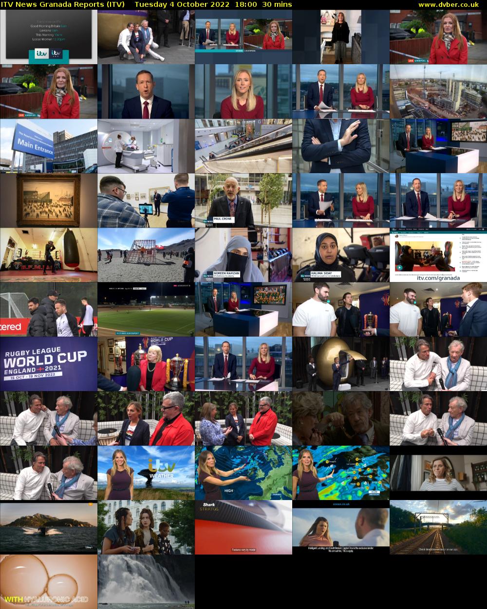 ITV News Granada Reports (ITV) Tuesday 4 October 2022 18:00 - 18:30