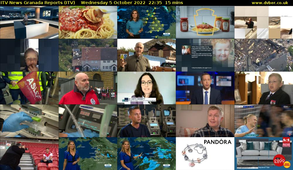 ITV News Granada Reports (ITV) Wednesday 5 October 2022 22:35 - 22:50