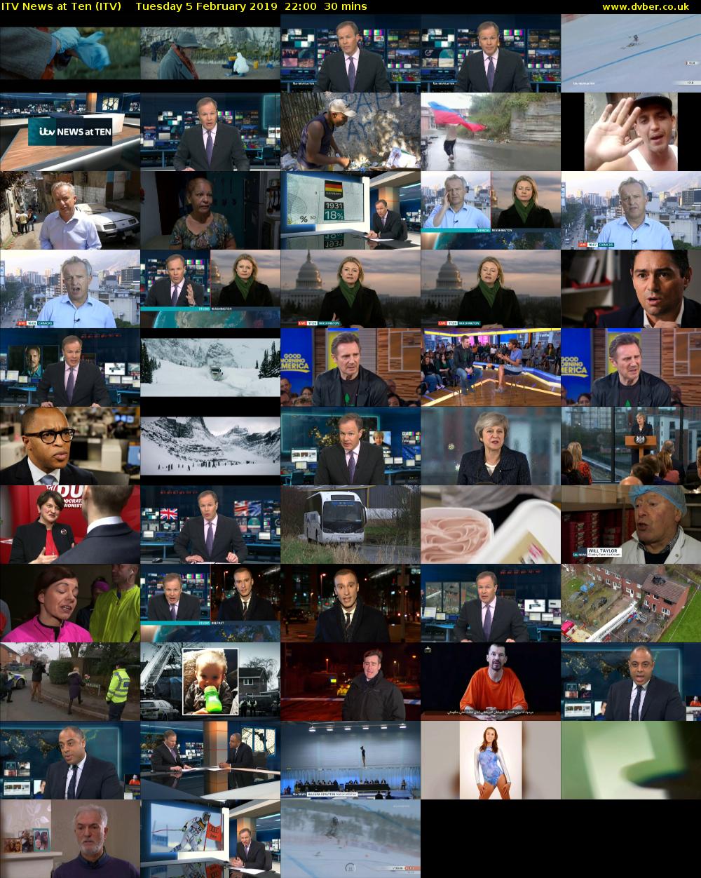 ITV News at Ten (ITV) Tuesday 5 February 2019 22:00 - 22:30