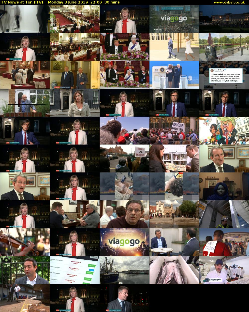 ITV News at Ten (ITV) Monday 3 June 2019 22:00 - 22:30