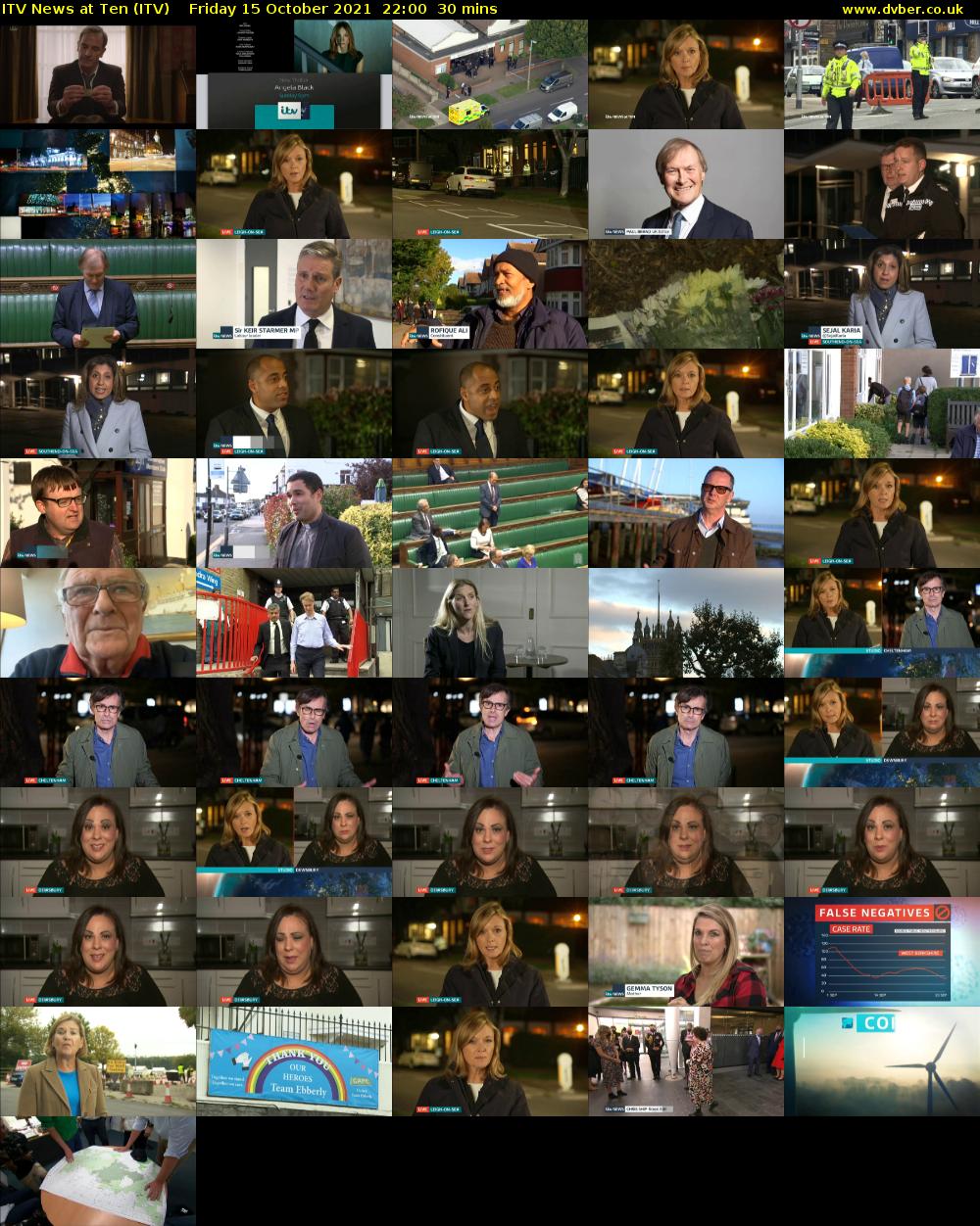 ITV News at Ten (ITV) Friday 15 October 2021 22:00 - 22:30