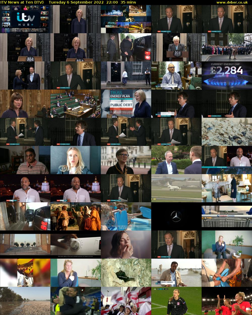 ITV News at Ten (ITV) Tuesday 6 September 2022 22:00 - 22:35