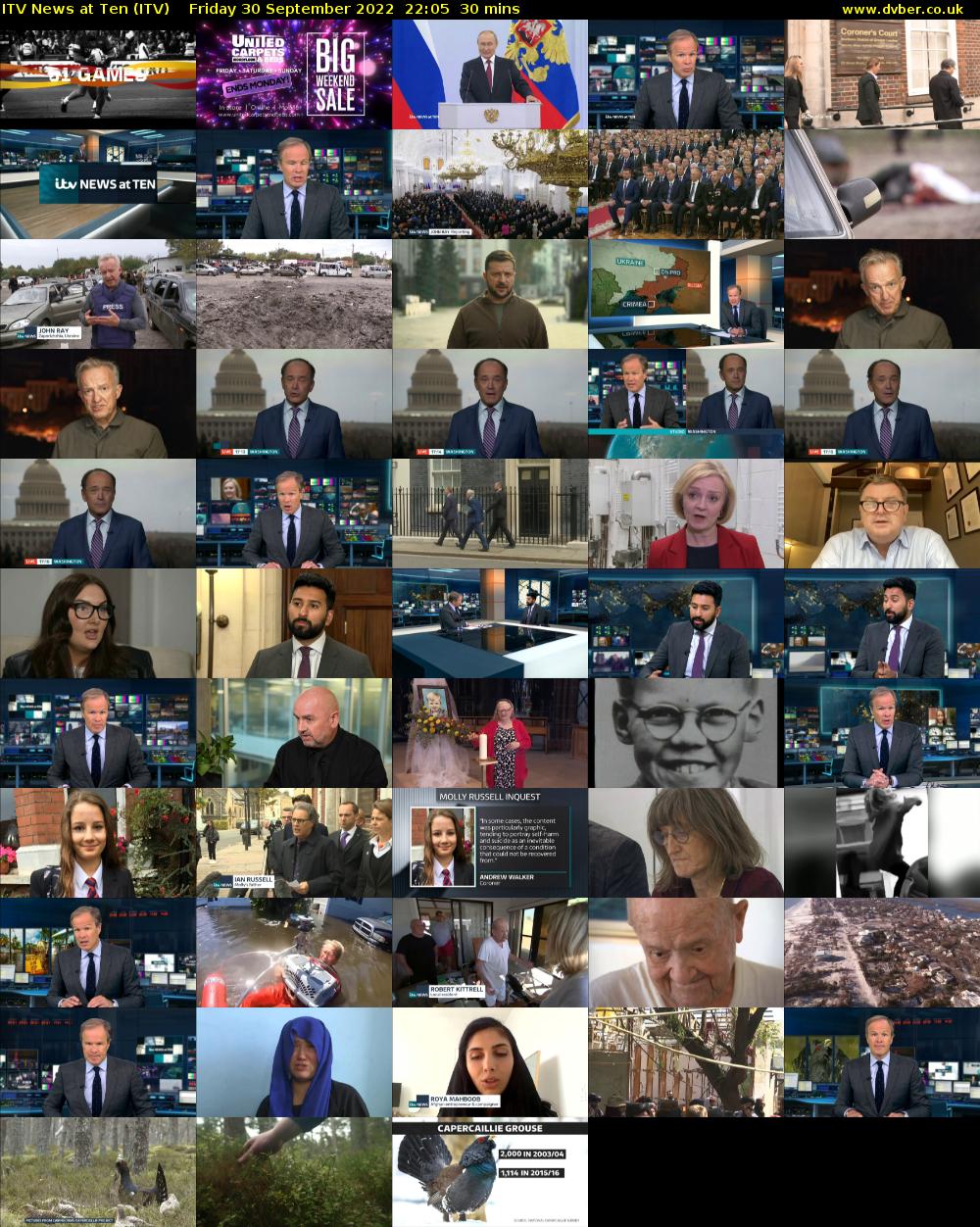 ITV News at Ten (ITV) Friday 30 September 2022 22:05 - 22:35
