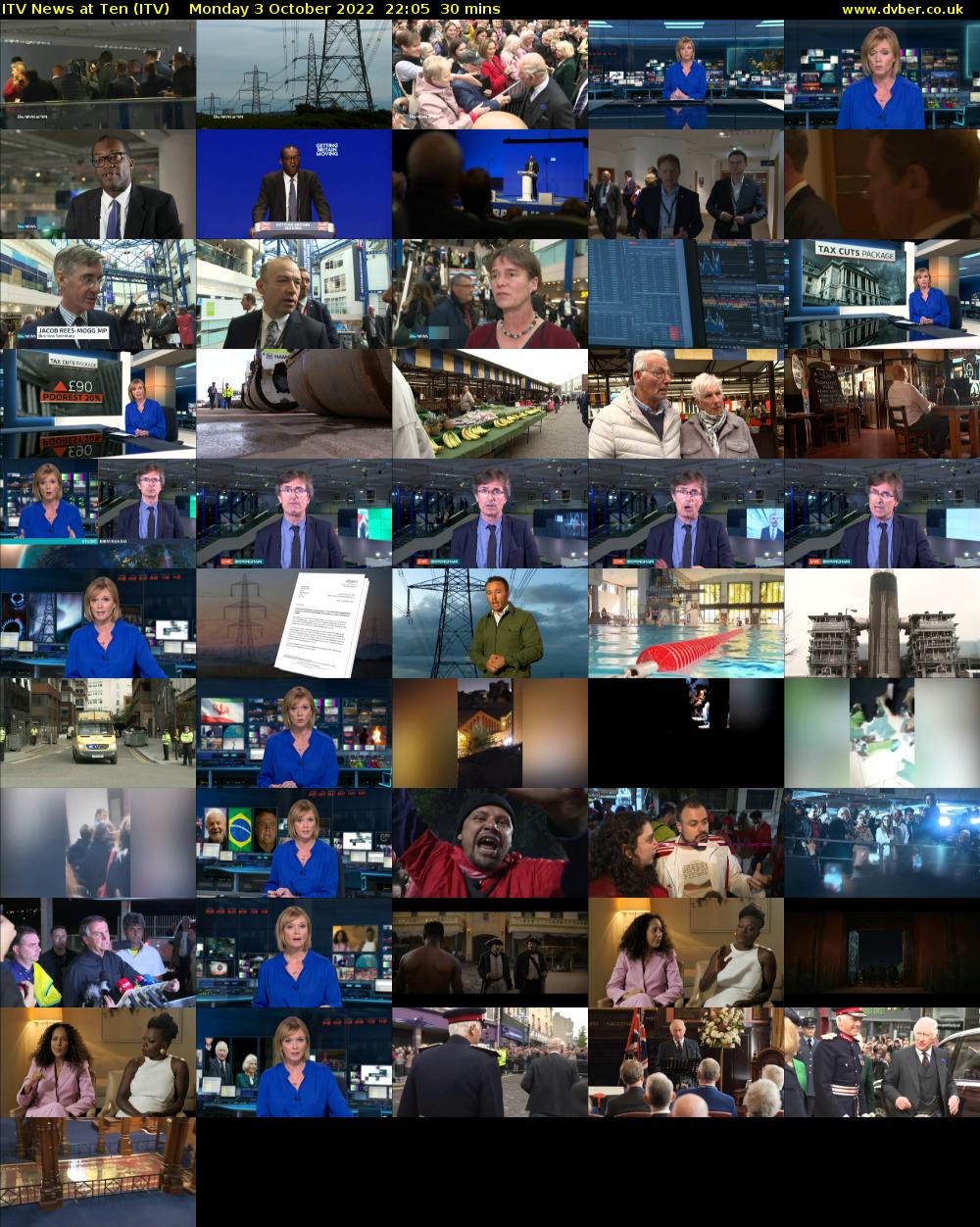 ITV News at Ten (ITV) Monday 3 October 2022 22:05 - 22:35