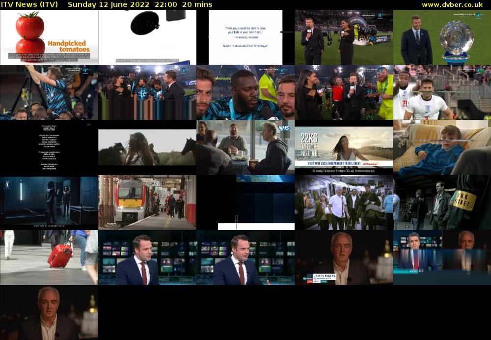 ITV News (ITV) Sunday 12 June 2022 22:00 - 22:20