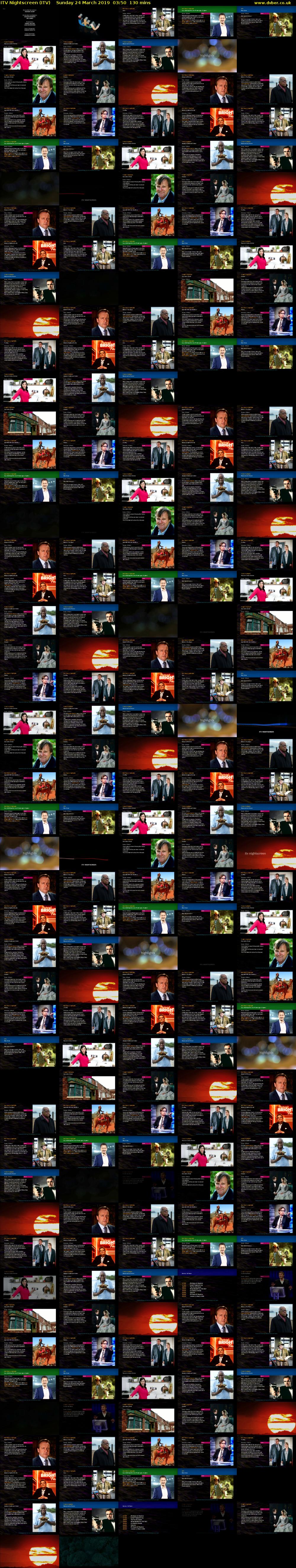 ITV Nightscreen (ITV) Sunday 24 March 2019 03:50 - 06:00