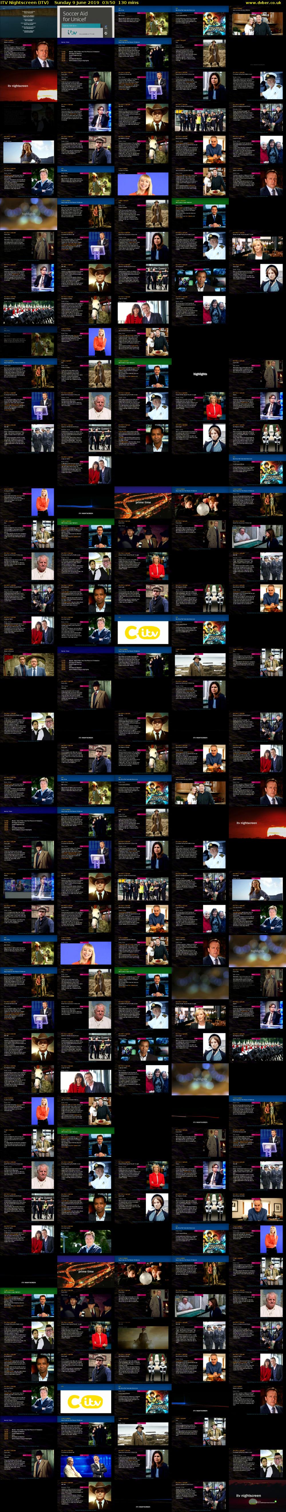 ITV Nightscreen (ITV) Sunday 9 June 2019 03:50 - 06:00