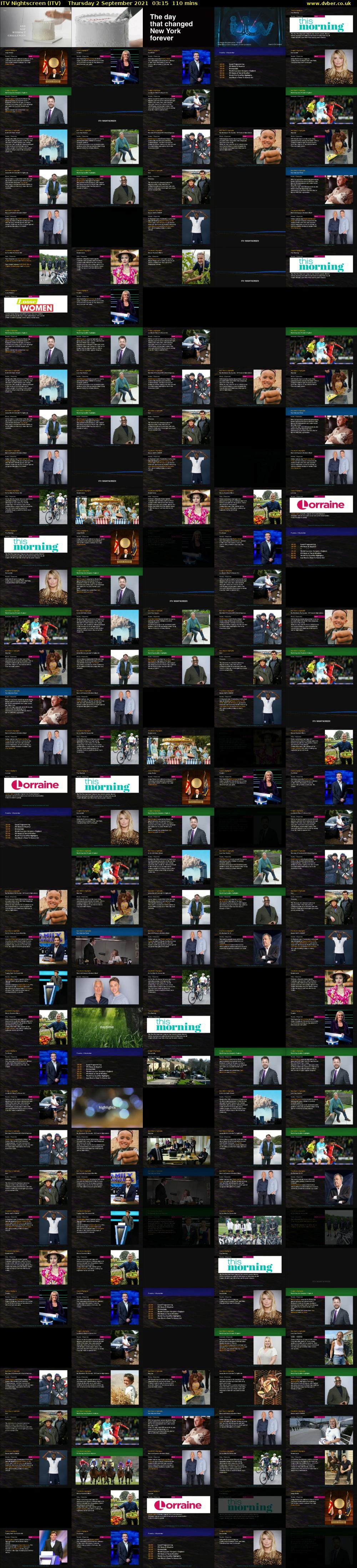 ITV Nightscreen (ITV) Thursday 2 September 2021 03:15 - 05:05