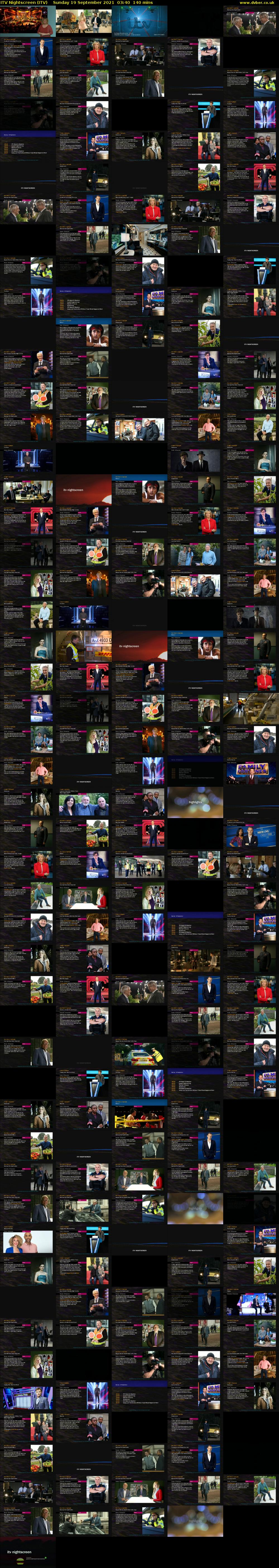 ITV Nightscreen (ITV) Sunday 19 September 2021 03:40 - 06:00