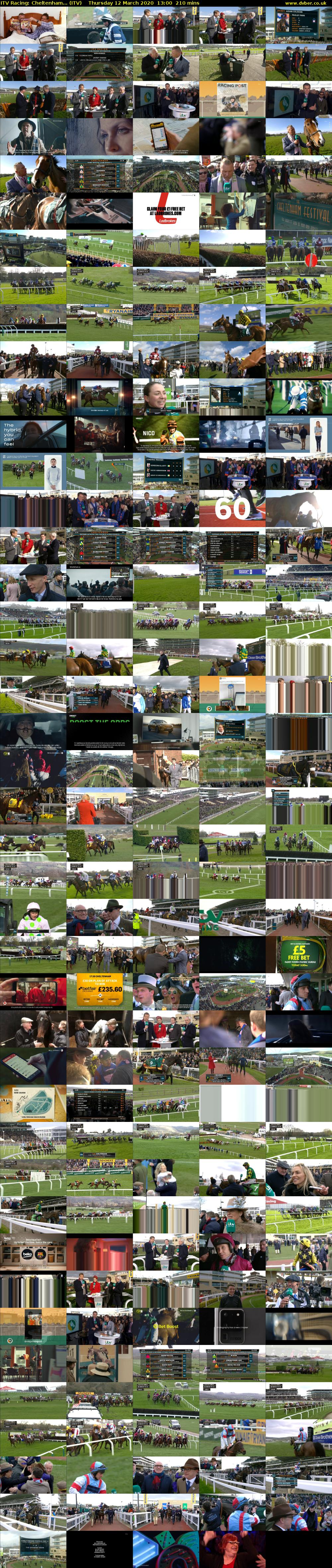 ITV Racing: Cheltenham... (ITV) Thursday 12 March 2020 13:00 - 16:30