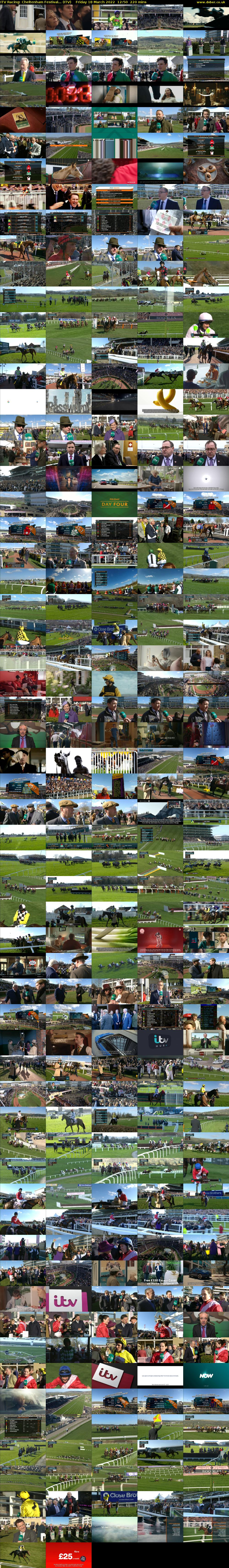 ITV Racing: Cheltenham Festival... (ITV) Friday 18 March 2022 12:50 - 16:30