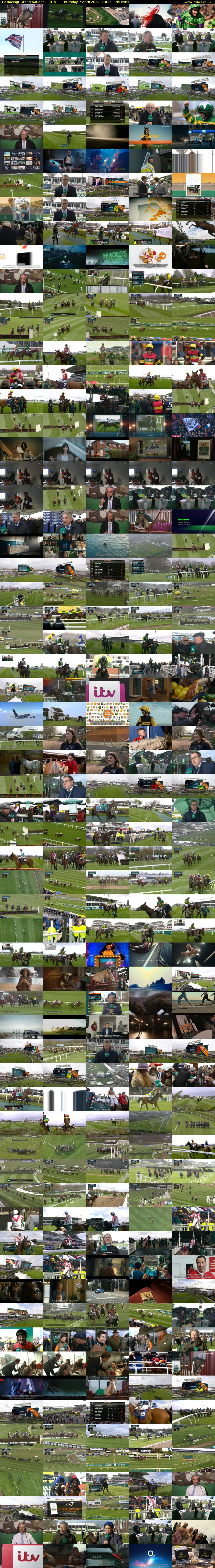 ITV Racing: Grand National... (ITV) Thursday 7 April 2022 13:45 - 17:00