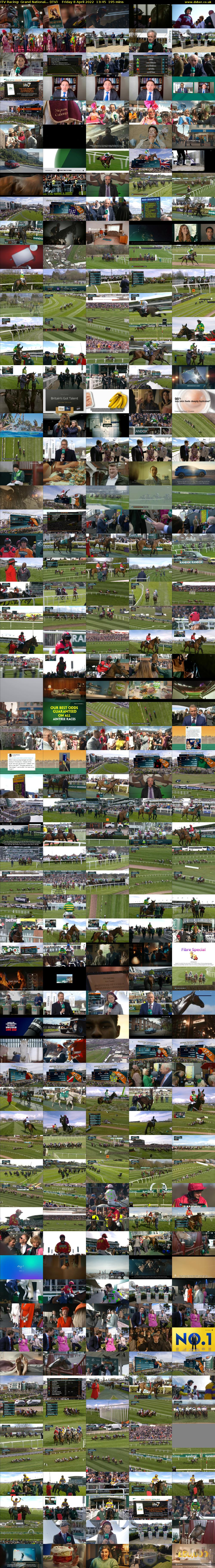 ITV Racing: Grand National... (ITV) Friday 8 April 2022 13:45 - 17:00