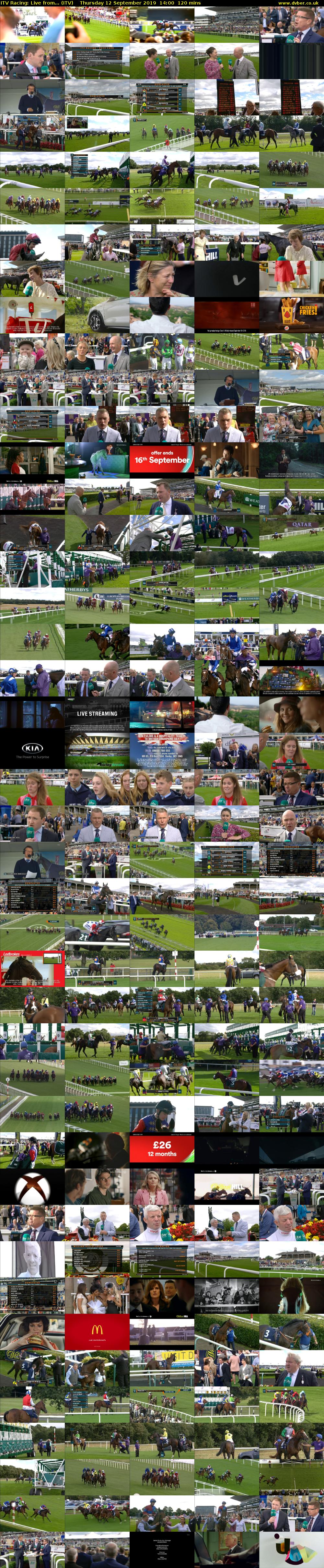 ITV Racing: Live from... (ITV) Thursday 12 September 2019 14:00 - 16:00