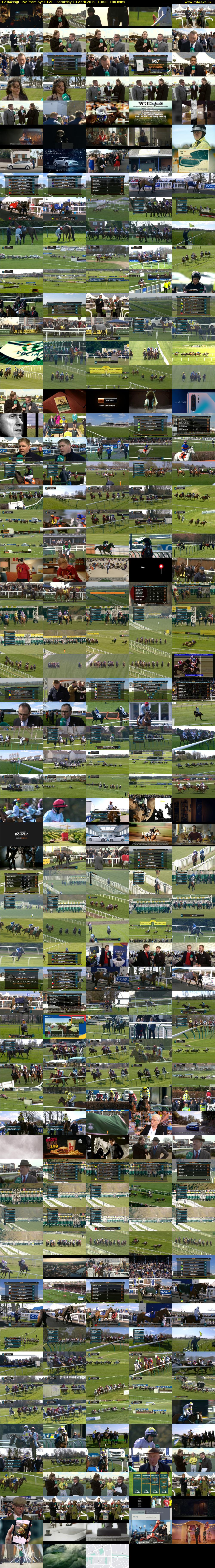 ITV Racing: Live from Ayr (ITV) Saturday 13 April 2019 13:00 - 16:00