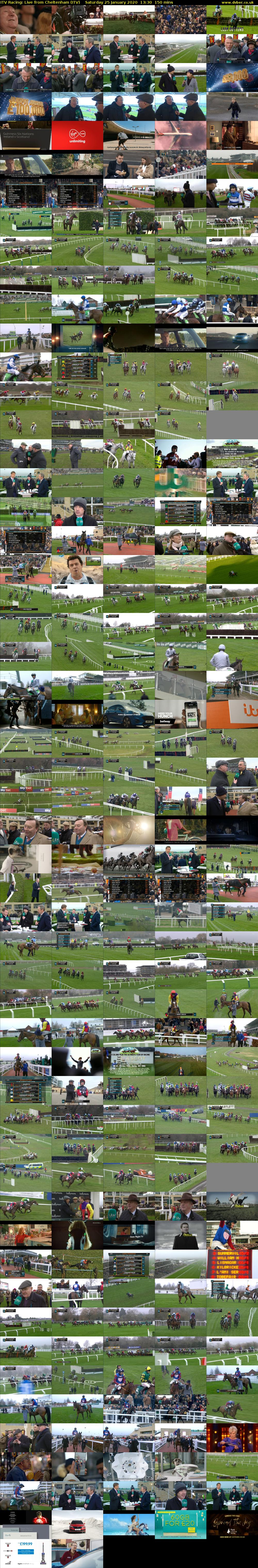 ITV Racing: Live from Cheltenham (ITV) Saturday 25 January 2020 13:30 - 16:00