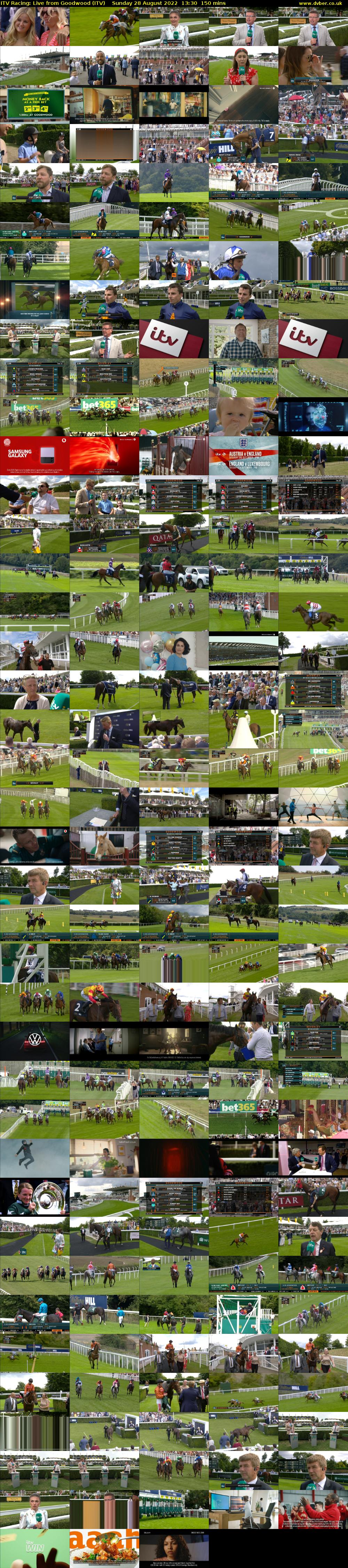 ITV Racing: Live from Goodwood (ITV) Sunday 28 August 2022 13:30 - 16:00
