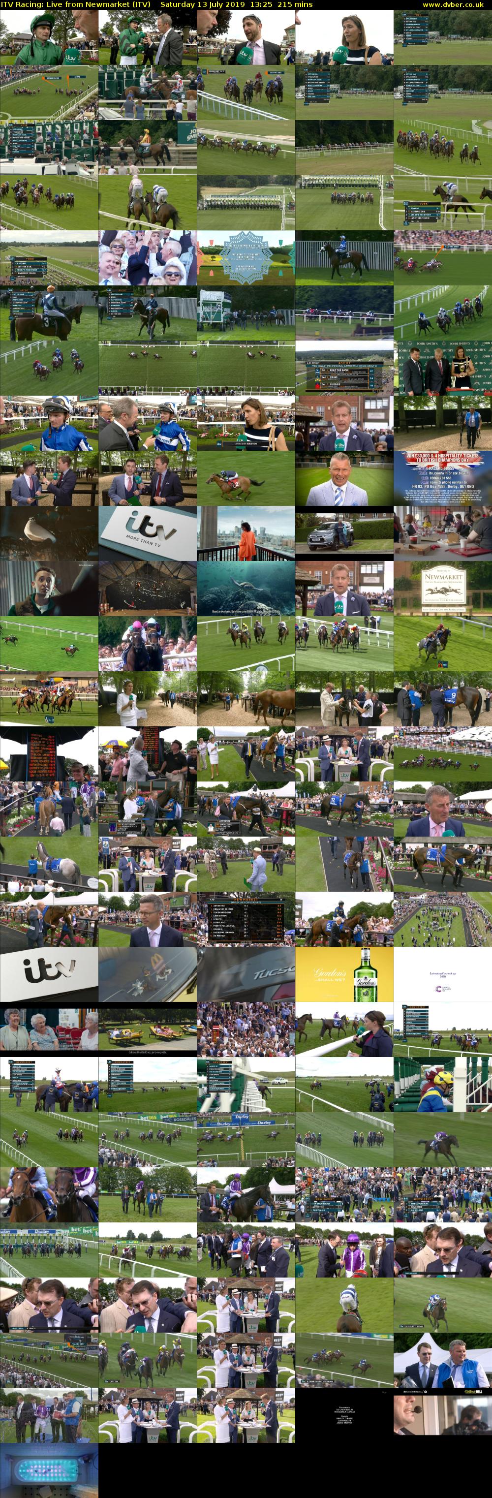 ITV Racing: Live from Newmarket (ITV) Saturday 13 July 2019 13:25 - 17:00