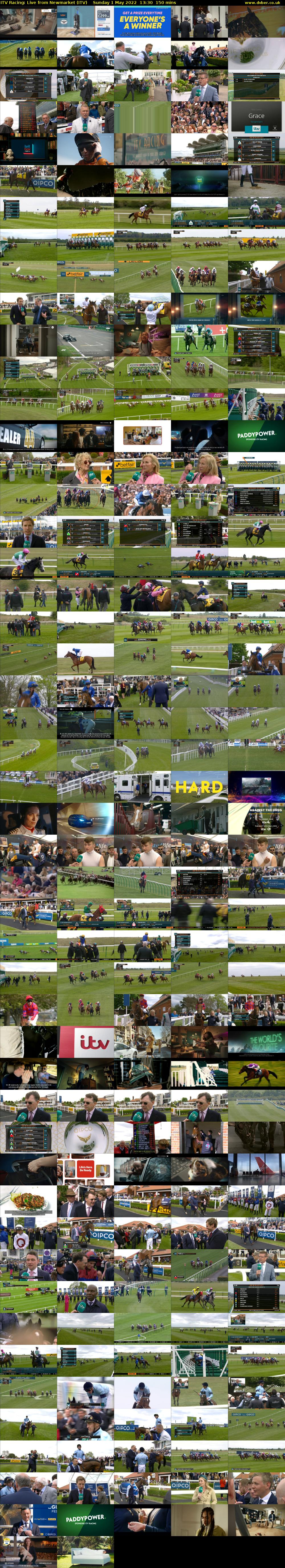ITV Racing: Live from Newmarket (ITV) Sunday 1 May 2022 13:30 - 16:00