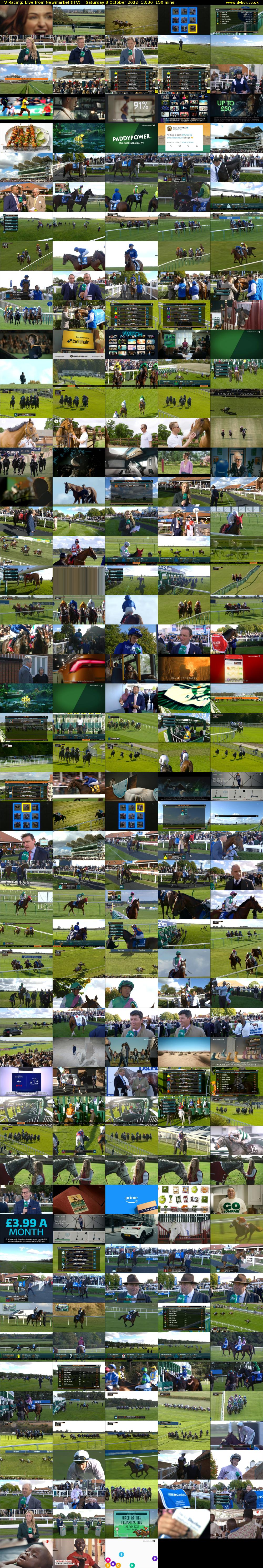 ITV Racing: Live from Newmarket (ITV) Saturday 8 October 2022 13:30 - 16:00