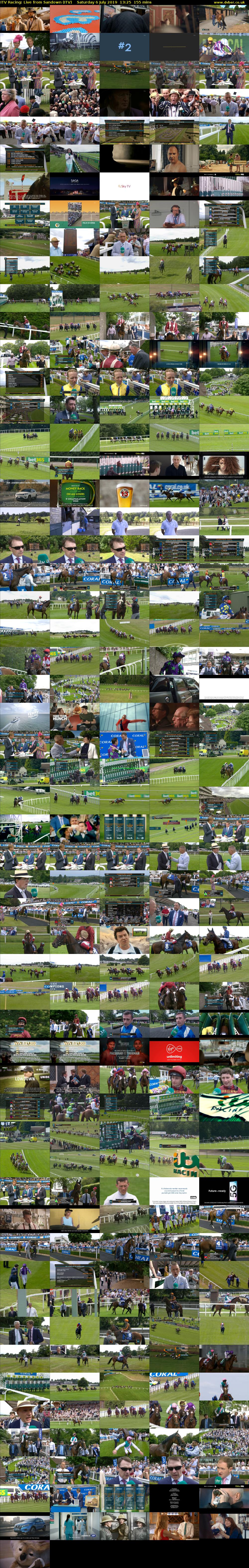 ITV Racing: Live from Sandown (ITV) Saturday 6 July 2019 13:25 - 16:00