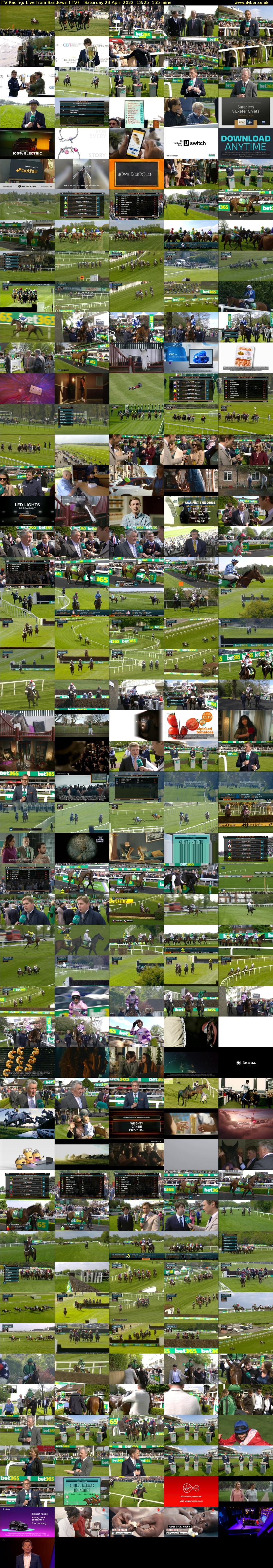 ITV Racing: Live from Sandown (ITV) Saturday 23 April 2022 13:25 - 16:00
