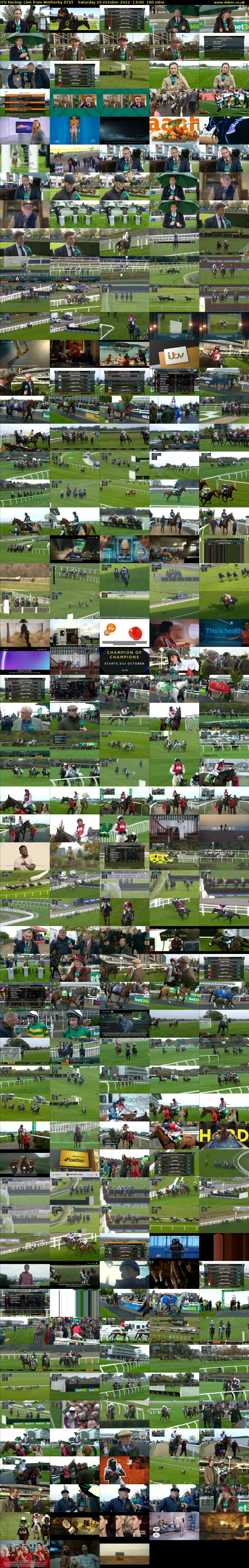 ITV Racing: Live from Wetherby (ITV) Saturday 29 October 2022 13:00 - 16:00