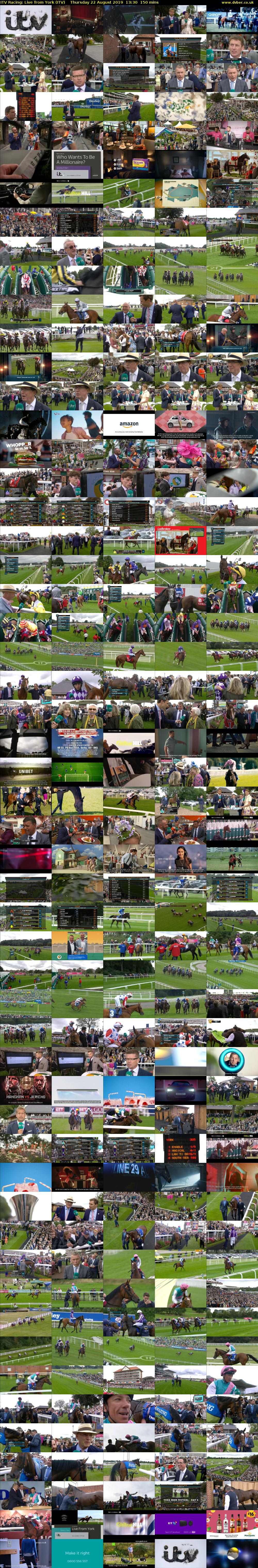 ITV Racing: Live from York (ITV) Thursday 22 August 2019 13:30 - 16:00