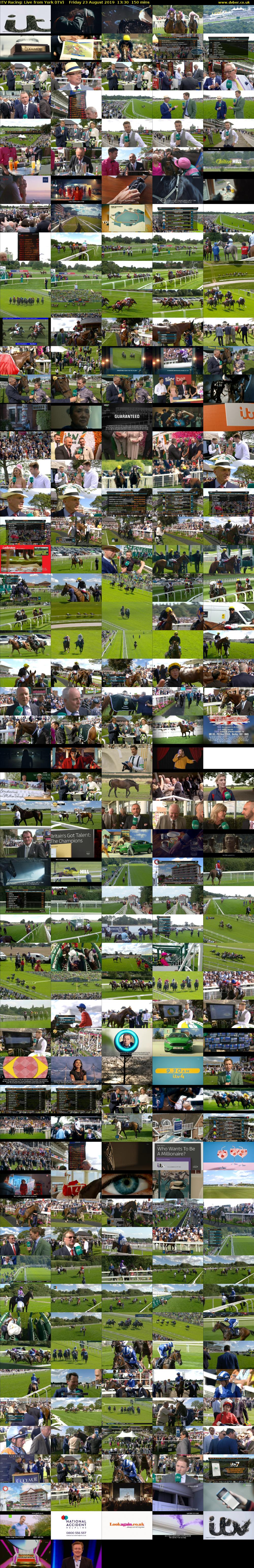 ITV Racing: Live from York (ITV) Friday 23 August 2019 13:30 - 16:00