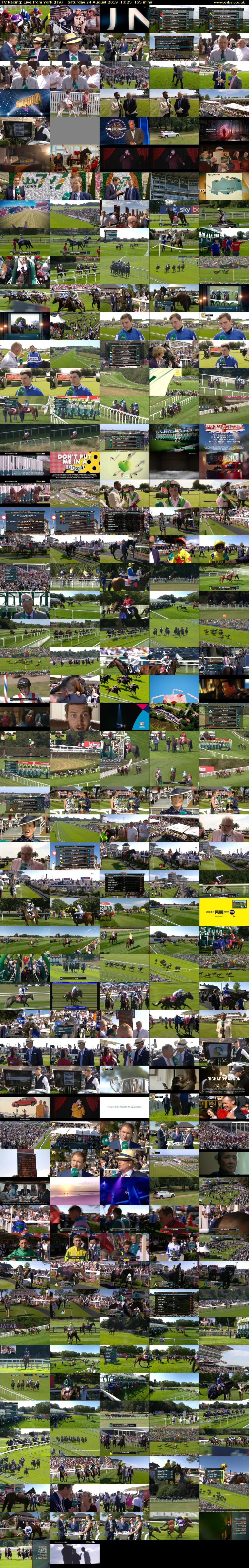 ITV Racing: Live from York (ITV) Saturday 24 August 2019 13:25 - 16:00