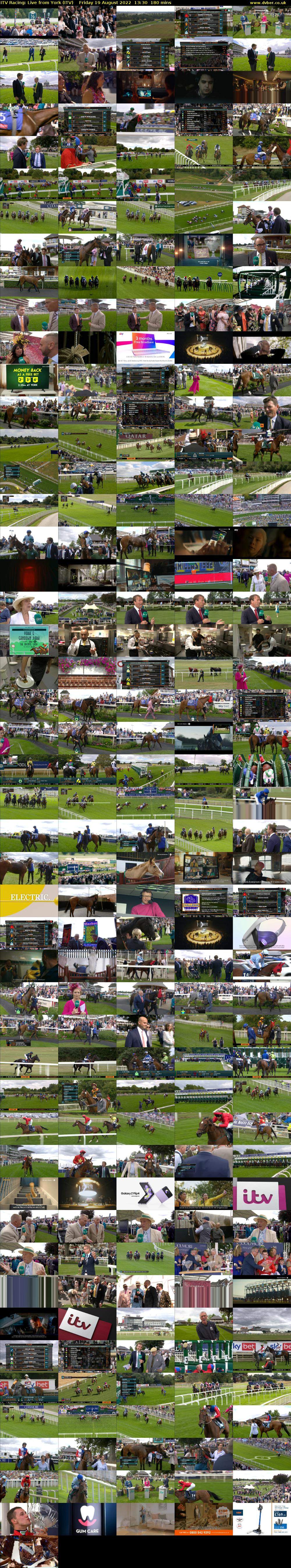 ITV Racing: Live from York (ITV) Friday 19 August 2022 13:30 - 16:30