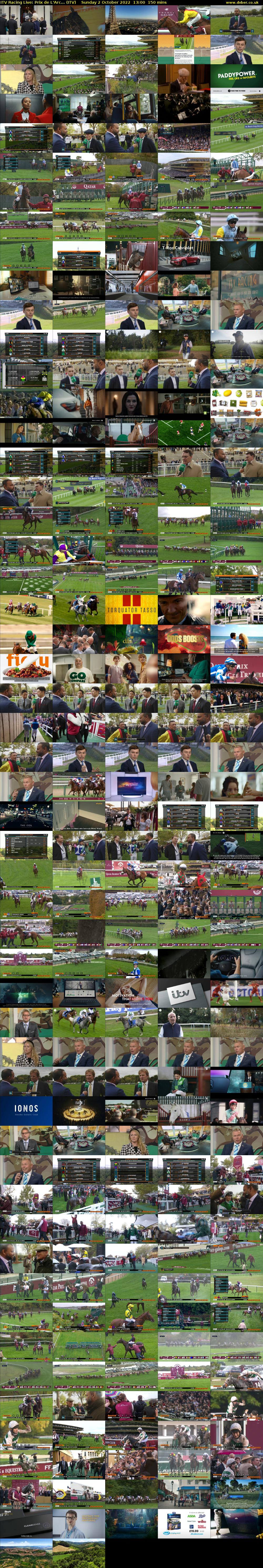 ITV Racing Live: Prix de L'Arc... (ITV) Sunday 2 October 2022 13:00 - 15:30