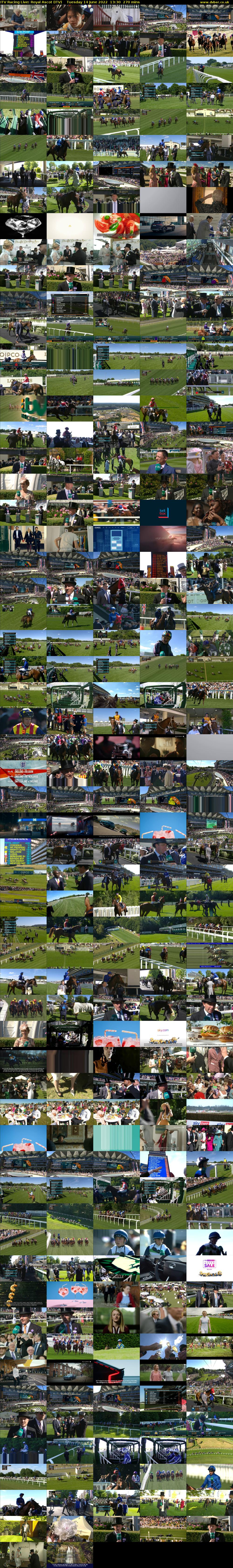 ITV Racing Live: Royal Ascot (ITV) Tuesday 14 June 2022 13:30 - 18:00