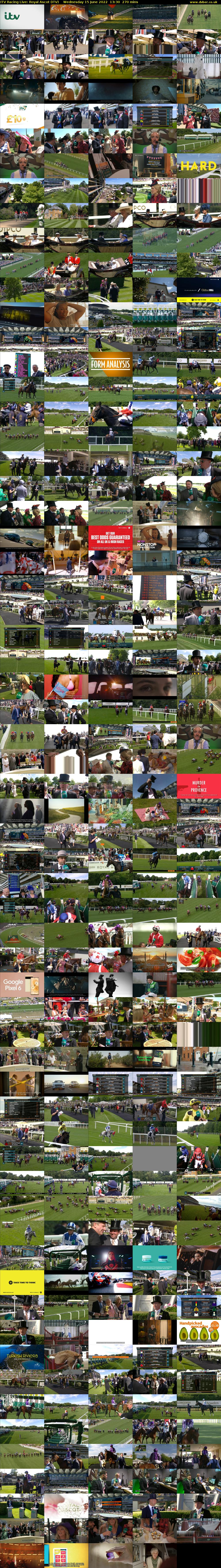 ITV Racing Live: Royal Ascot (ITV) Wednesday 15 June 2022 13:30 - 18:00