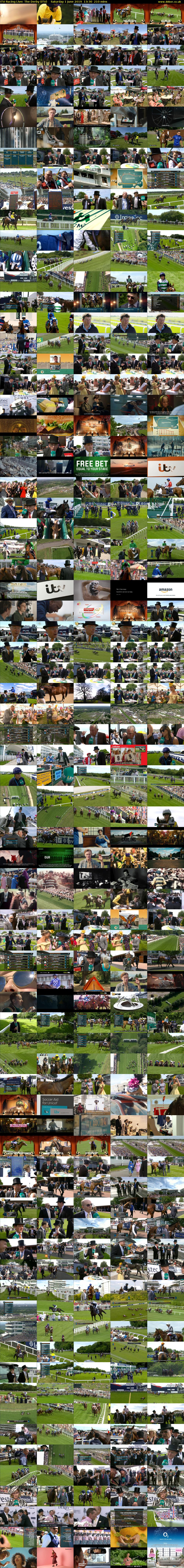 ITV Racing Live: The Derby (ITV) Saturday 1 June 2019 13:30 - 17:00