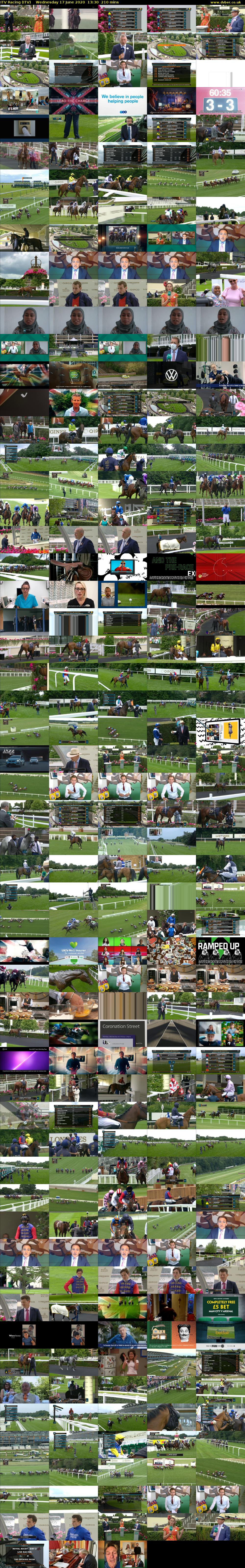 ITV Racing (ITV) Wednesday 17 June 2020 13:30 - 17:00