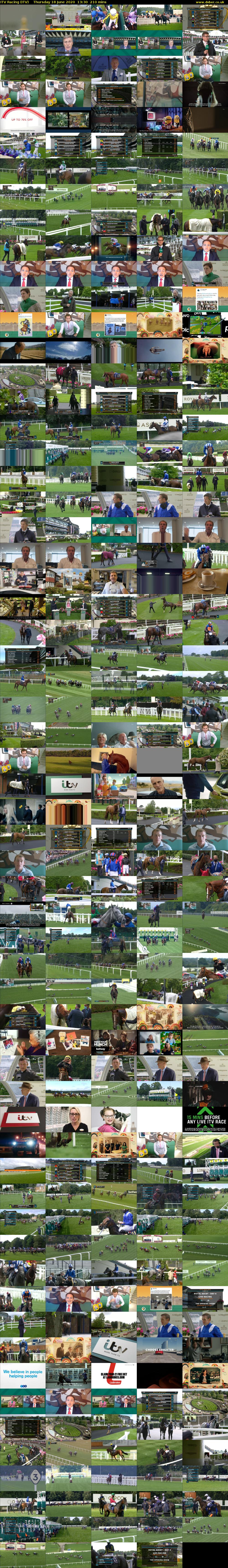 ITV Racing (ITV) Thursday 18 June 2020 13:30 - 17:00