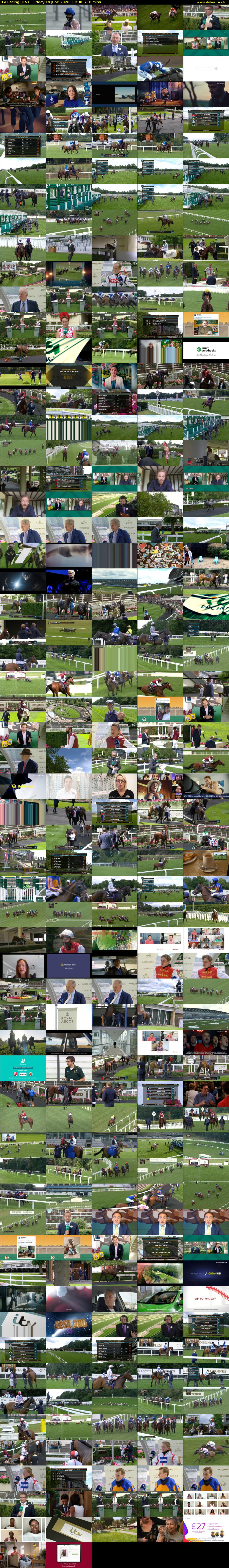 ITV Racing (ITV) Friday 19 June 2020 13:30 - 17:00