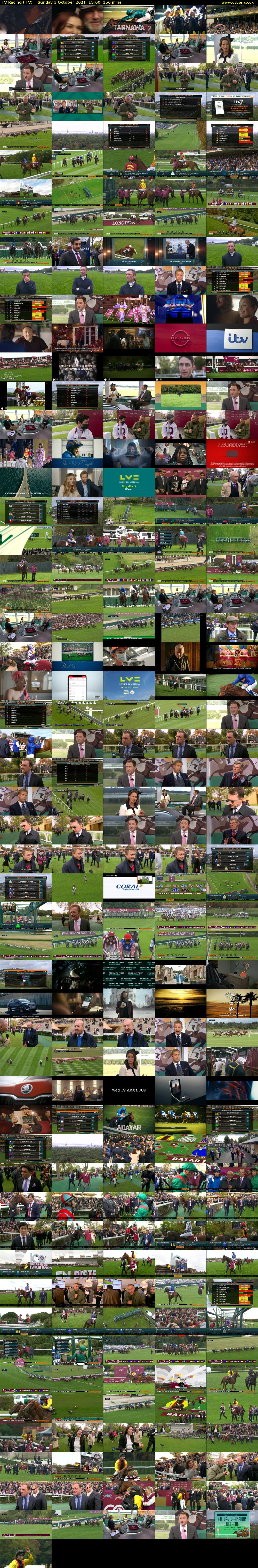 ITV Racing (ITV) Sunday 3 October 2021 13:00 - 15:30