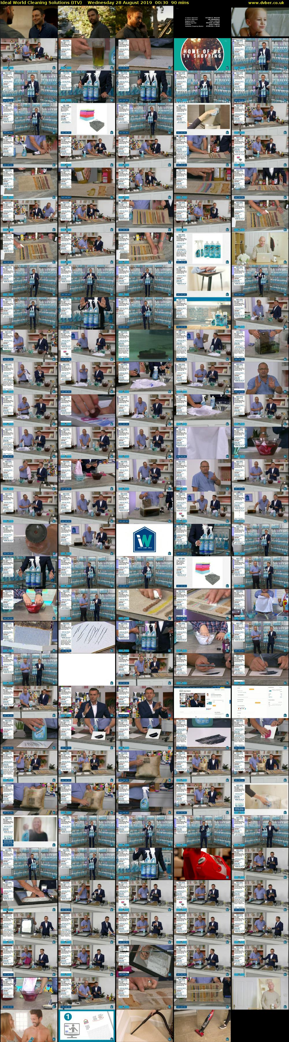 Ideal World Cleaning Solutions (ITV) Wednesday 28 August 2019 00:30 - 02:00