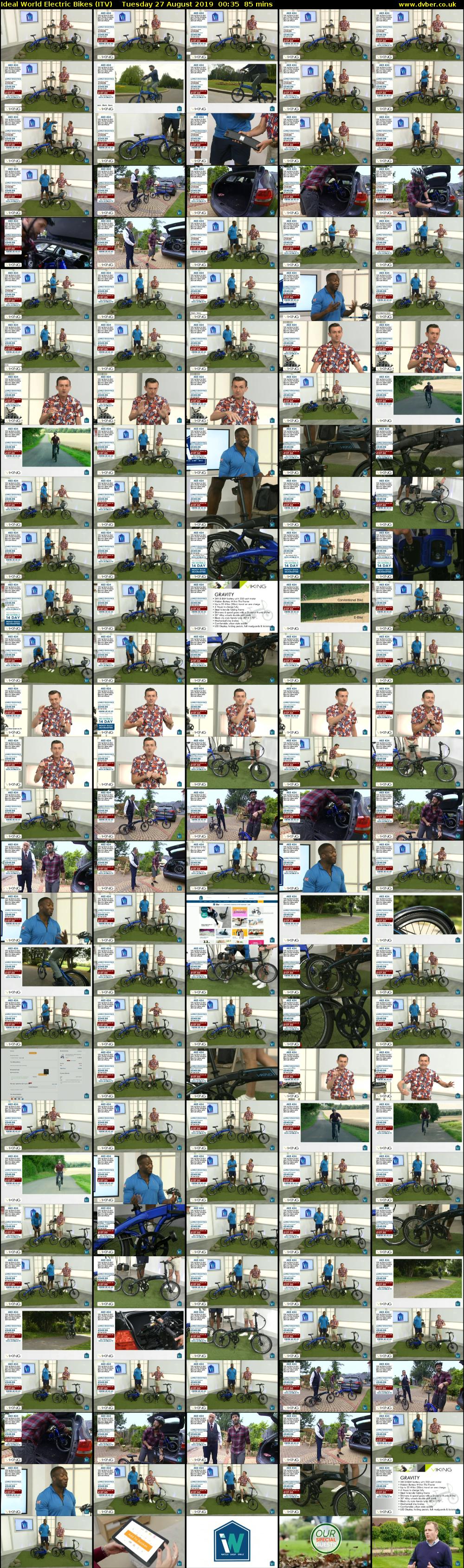 Ideal World Electric Bikes (ITV) Tuesday 27 August 2019 00:35 - 02:00