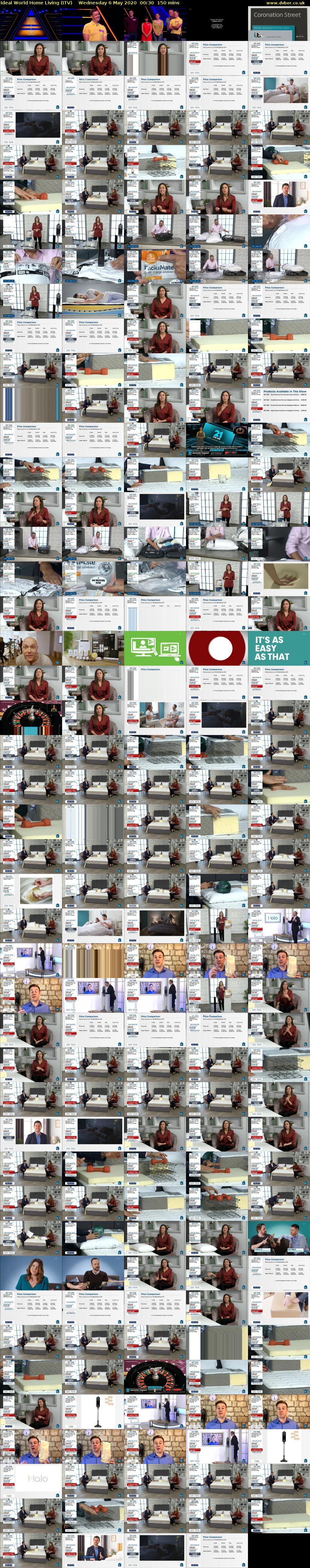 Ideal World Home Living (ITV) Wednesday 6 May 2020 00:30 - 03:00