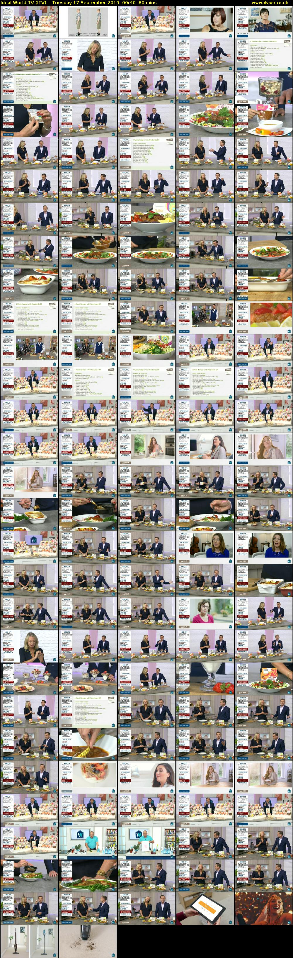 Ideal World TV (ITV) Tuesday 17 September 2019 00:40 - 02:00