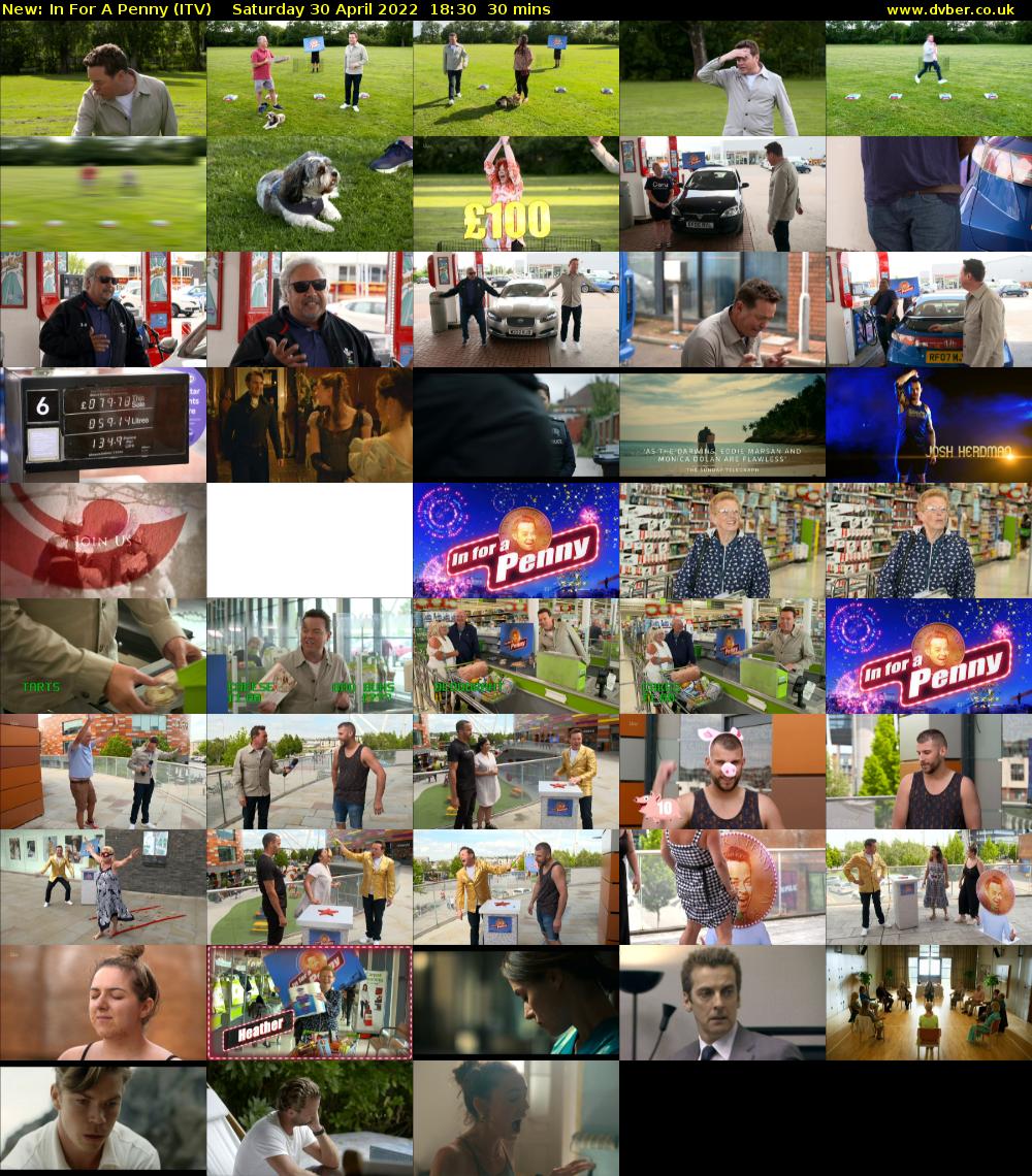 In For A Penny (ITV) Saturday 30 April 2022 18:30 - 19:00