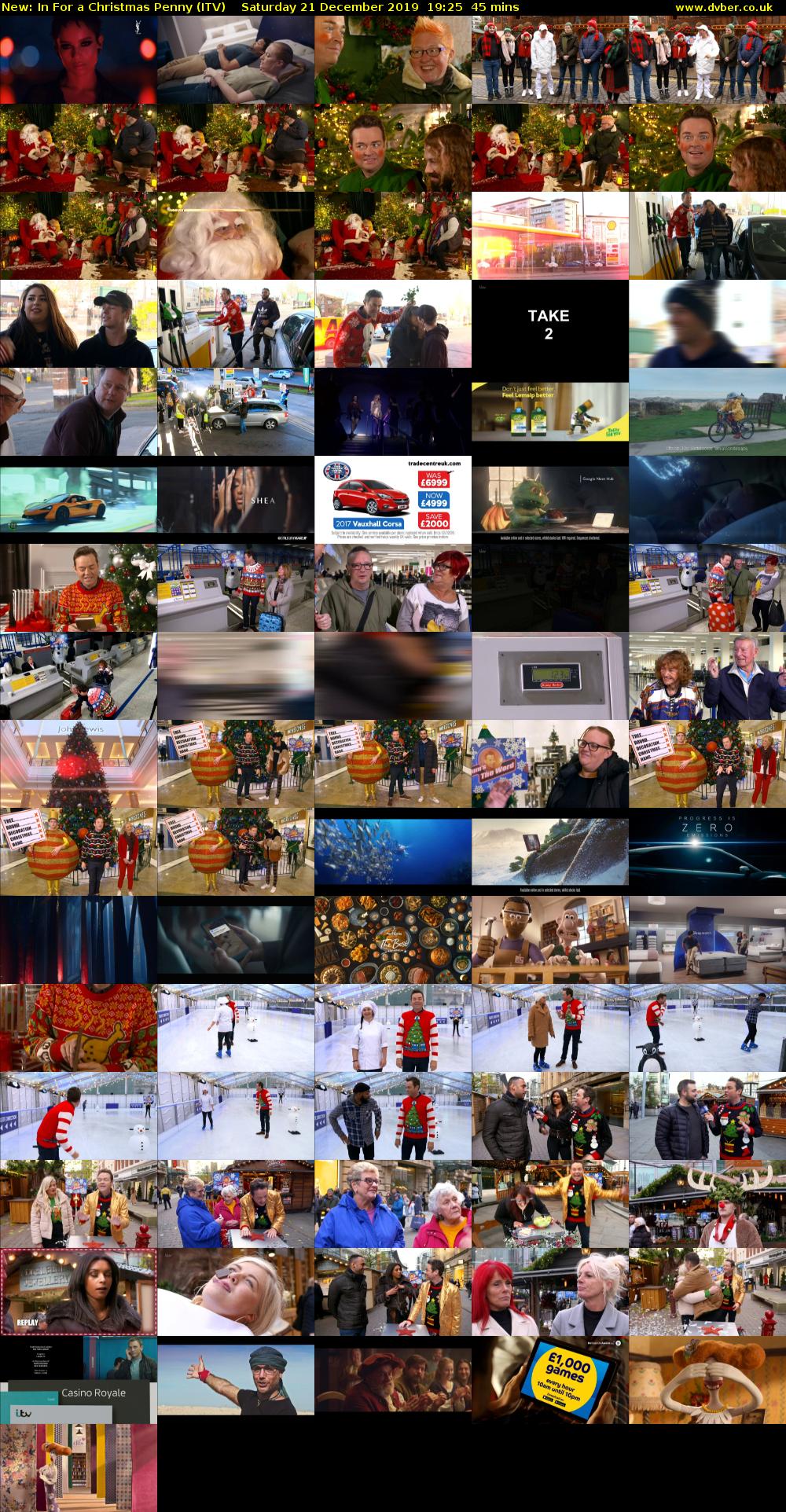 In For a Christmas Penny (ITV) Saturday 21 December 2019 19:25 - 20:10